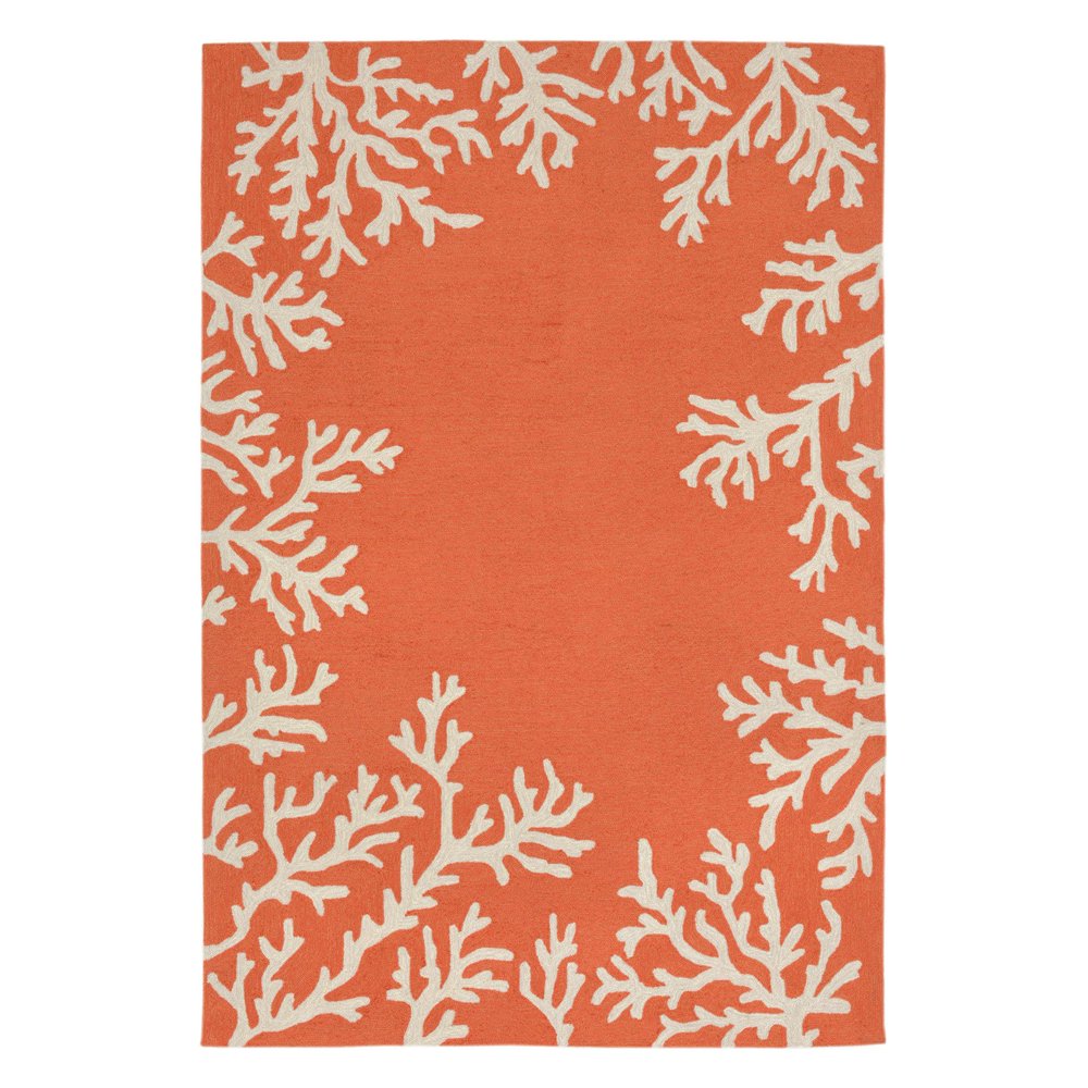 liora manne capri coral border indoor outdoor rug