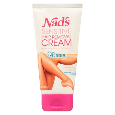 Nad's Sensitive Skin Hair Removal Cream 5.1 oz.(pack of
