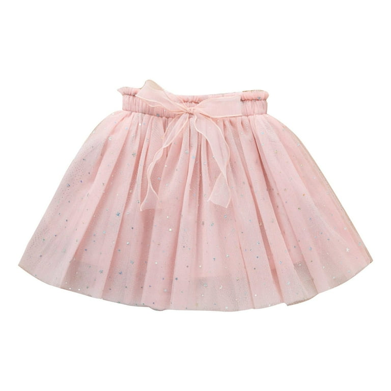 Wiueurtly Kids Christmas Sweater Size 8 Little Child Girls Tulle Skirt Tutu Dancing Skirt Girls Net Half Skirt Short Skirt Son Princess Skirt Walmart