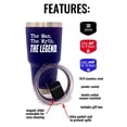 thumbnail image 3 of The Man. The Myth. The LEGEND. 30 oz Navy Vacuum Tumbler, 3 of 6