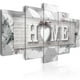 5 Panneau Impression de Toile Moderne Image Mur Art Décor Maison Abstrait Fleur UnFramed – image 1 sur 3