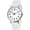 White, variant on Women's Analog Nurse Watch with Second Hand for , 12/24 Time, Band, Easy Read