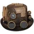 thumbnail image 4 of Sombrero de copa Steampunk Sunnimix Denim Hat, 4 of 8