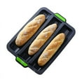 thumbnail image 4 of Food Grade Silicone Cake Molds Toast Tray Bread Pan Brownie Dessert Madeleine Cake Moulds Baguette Baking Tools Muffin Bakeware, 4 of 6
