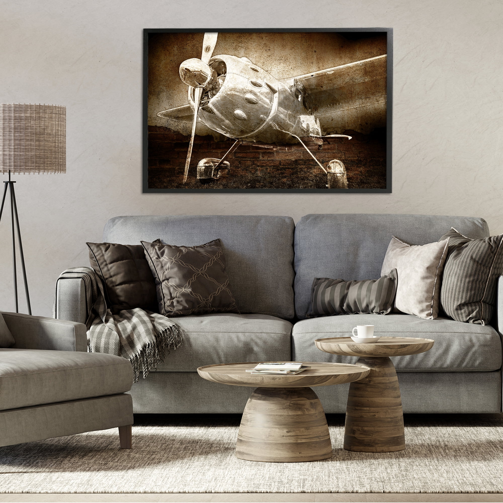 Stupell Industries Taking Flight Vintage Black Framed Giclee Art, design by Kim Allen