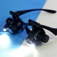 thumbnail image 5 of Lupa iluminada, lente de aumento para uso en la cabeza con 4 lentes reemplazables 10X 15X 20X 25X para trabajos de joyería, reparación de relojes, manualidades y extensión de pestañas, negro, 5 of 5