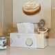 thumbnail image 4 of Ganfancp Caja de Pañuelos con Forma de Queso Caja de Almacenamiento con Mando a Distancia Mesa de Centro de Salón Caja de Pañuelos de Sobremesa Caja de Pañuelos Multifunción Caja de Pañuelos de Mesil, 4 of 6