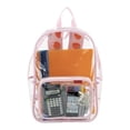 thumbnail image 5 of Eastsport Unisex 16" Success Clear Backpack Bundle with Padded Laptop Sleeve, Strawberry Dream, 5 of 11