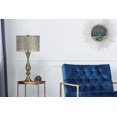 thumbnail image 5 of Lampe de Table Plaquée Or 27.5" avec Abat-Jour en Cristal, 5 of 5