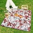 thumbnail image 6 of Bohemian Pattern Waterproof Picnic Blanket with Foldable Zipper, Suitable for Outdoor Use, Suitable for Travel, Camping, Beaches, Parks, Grasslands, Picnic Blanket Accessories, 6 of 7