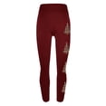 thumbnail image 4 of Iyufng Christmas Leggings for Women Plus,Christmas Fashion Casual Christmas Printed Yoga Leggings Graphic High Waist Tight Leggings, 4 of 5