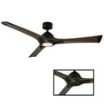 thumbnail image 3 of Woody 60" Oil Rubbed Bronze/Dark Walnut Dimmable LED Smart Ceiling Fan with Remote Control, 3 of 10