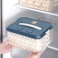 thumbnail image 6 of Ngxiha Cookie Storage Containers Airtight, Food Storage Containers with Lids, Plastic Cookie Storage Containers Airtight, Stackable Food Containers Dumpling Storage Box, 6 of 9