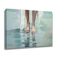 thumbnail image 2 of Abstract Art Modern Decorative Painting Feet Framed Canvas Poster Bedroom Decor Sports Landscape Office Room Decor Gift,Frame-style,24x36inch(60x90cm), 2 of 8