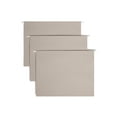thumbnail image 2 of (3 pack) Smead 64063 Hanging File Folders, 1/5 Tab, 11 Point Stock, Letter, Gray, 25/Box, 2 of 6