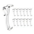 thumbnail image 2 of ZHANQUNE 12 Pack 2.5 Inch Vertical Blind Clips, Plastic Curtain Trim Clips for Repair and Installation, Clear Positioning Clips for Home Shop Office Window Blinds, 2 of 6