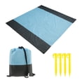 thumbnail image 1 of Portable Beach Blanket Pad Outdoor Picnic Camping Mat Rug Waterproof Oxford Cloth, 1 of 2