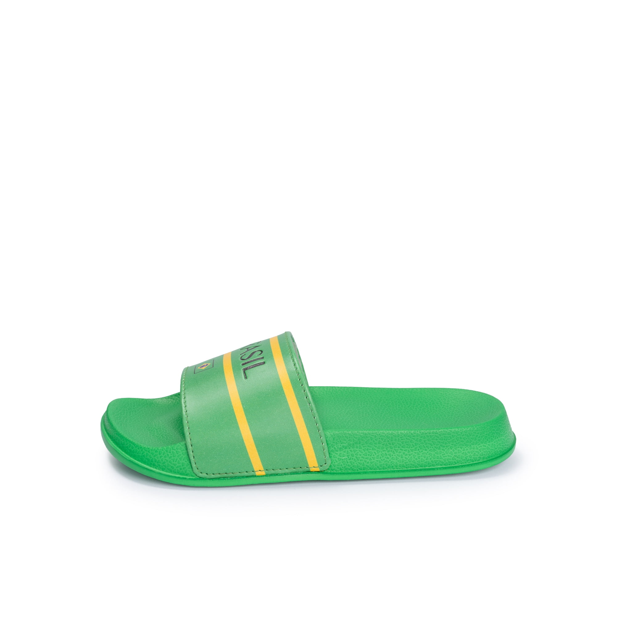 Kids Soccer Fan Slide Sandals – USA, Mexico, Argentina, Brazil, & Spain