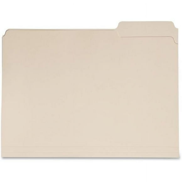 Office Snax NSN6458091 0.33 Cut Letter File Folder, Manila