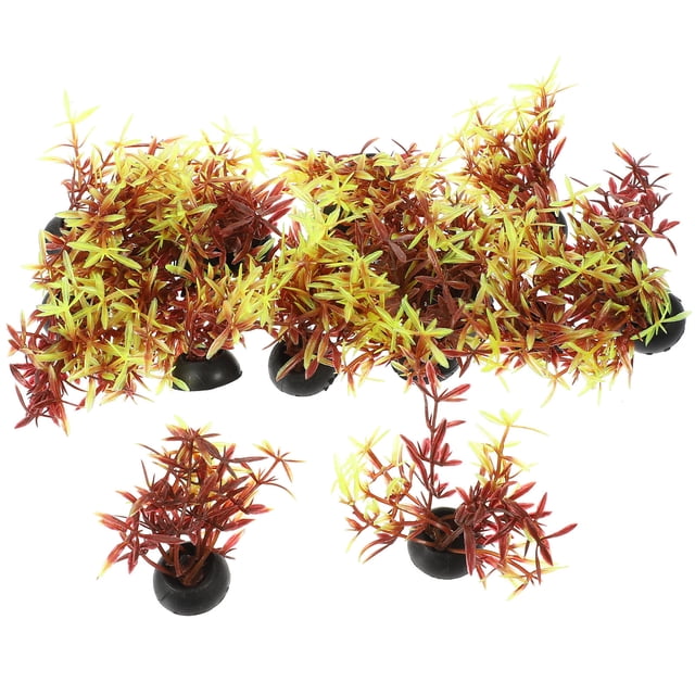 HEALEEP 20Pack Artificial Water Plants for Fish Box Plastic Multi Fish Enthusiasts Decor