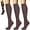 Coffee, variant on Jinswick 3 Pairs Compression Sock for Women and Men Circulation -Best for Running,Nursing,Athletic Sports