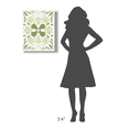 thumbnail image 4 of Global Gallery's 'Retro Pear Otomi' by Elyse DeNeige Stretched Canvas Wall Art, 4 of 4