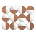 thumbnail image 2 of Zuo A12201 Multi Cycle de Couleur Miroir Rond&44; Or & Noyer, 2 of 7