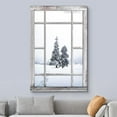 thumbnail image 3 of wall26 Canvas Print Wall Art Window View Forest Pine Tree Winter Snow Mountain Wilderness Nature Photography Realism Scenic Landscape Colorful Multicolor for Living Room, Bedroom, Office - 16"x2, 3 of 5