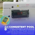 thumbnail image 6 of XtremepowerUS Pool Heat Pump 14,500 BTU for Above Ground Pool Swim Pool Heater 115V 4,700 Gal, 6 of 12