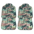 thumbnail image 5 of KAKALAD Flamingo tropical leaves Car Seat Covers Set Vehicle Front Seats Protector 2 Pcs, 5 of 9
