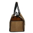 thumbnail image 4 of Bolsa portadora de leña impermeable, soporte de lona encerada para acampada al aire libre, Color barro, 4 of 14