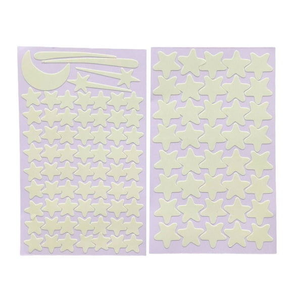 103pcs Wall Stickers Glow In The Dark Star Wall Stickers Luminous Kids Room Decor
