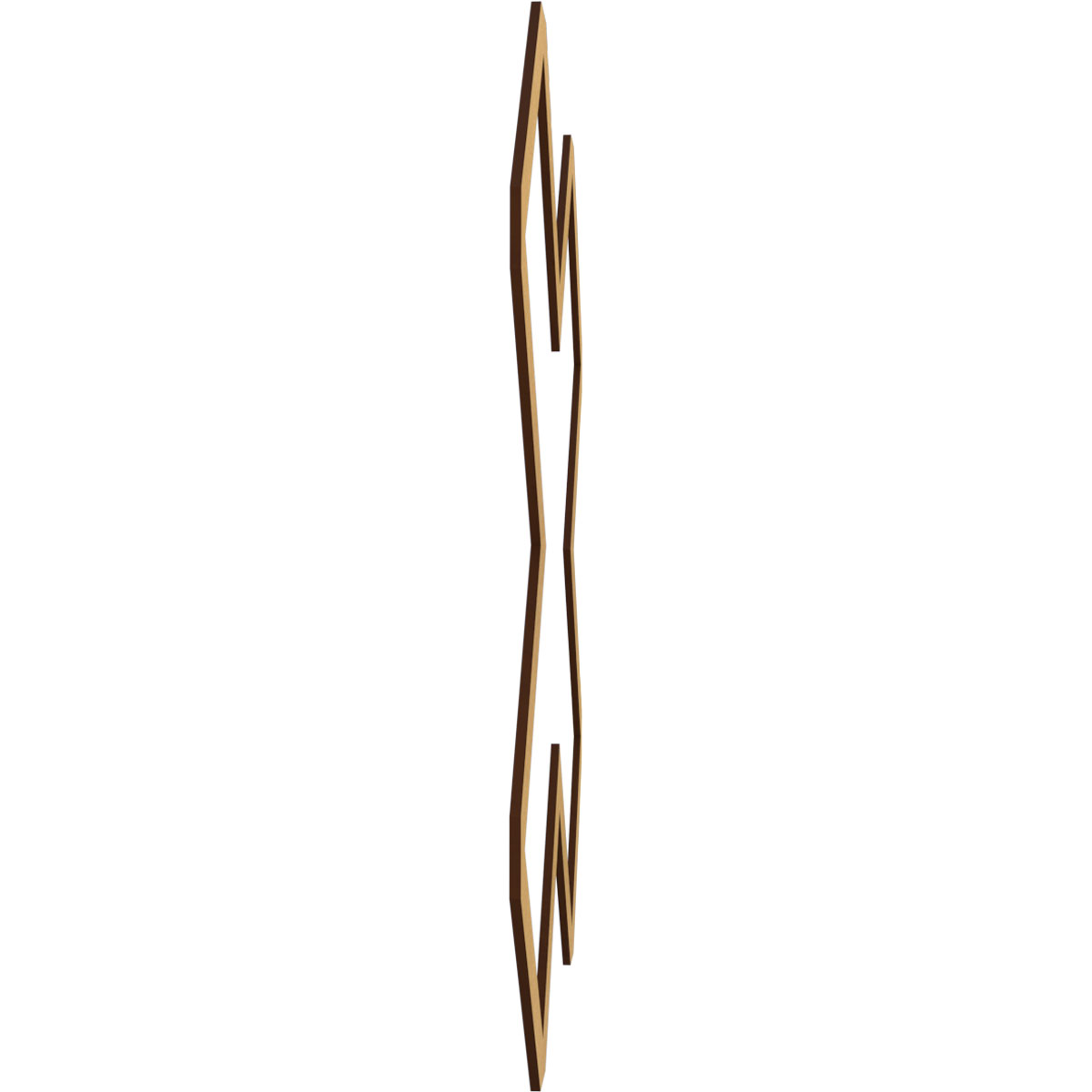 60 3/8"W x 60 3/8"H x 3/8"T King Size Fowler Decorative Fretwork Wood Ceiling Panels, Wood (Paint Grade)