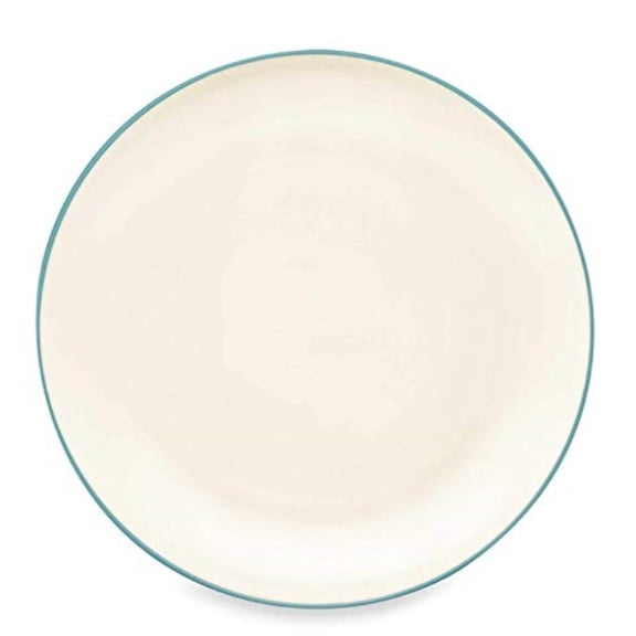 noritake colorwave coupe dinner plate, turquoise