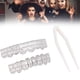 thumbnail image 1 of Juego De Dientes, Parrilla De Dientes Helada única Y Hermosa, Fácil De Poner Para Fiestas De Halloween Para Hombres Y Mujeres, 1 of 7