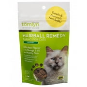 Angle View: 180 count (3 x 60 ct) Tomlyn Hairball Remedy Chews for Cats