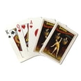 thumbnail image 1 of The Sandow Trocadero Vaudevilles Weightlifting, Vintage Advertisement, Lantern Press, Premium Playing Cards, 52 Card Deck with Jokers, USA Made, 1 of 5