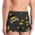 thumbnail image 4 of Kdxio Men's Boxer Briefs with Bumblebee Print - Comfortable and Breathable Underwear for Everyday Wear, 4 of 7