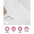 thumbnail image 6 of Navy Blue Boho Kitchen Dish Towels for Drying Dishes Set of 2, Vintage Southwestern Geometric Stripes Waffle Weave Microfiber Hand Tea Bathroom Towels Quick Dry & Absorbent Towel 12x12, 6 of 7