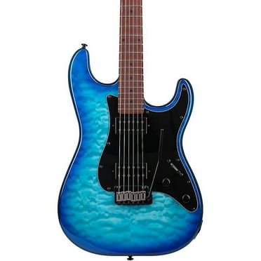 Schecter Traditional Pro Electric Guitar - Transparent Blue Burst