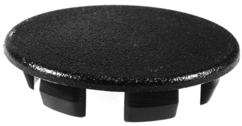 50 1" Black Nylon Hole Plugs