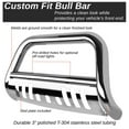 thumbnail image 5 of DNA Motoring Chrome Stainless Steel Bumper Push Bull Bar Grill Guard for 05-11 Dodge Dakota Truck, 5 of 6
