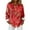 Red, variant on Resicozy Christmas Button Down Shirts for Women Long Sleeve Collared Dressy Casual Blouses Cute Xmas Printed Tops Gold M