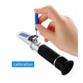 thumbnail image 3 of ATC Portable Handheld 0-40% Alcohol 0-25% Refractometer Sugar Wine Sweetness Liquor Content Meter Detector Tester With Box ,Instant Results, 3 of 6