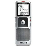 Philips Voice Tracer 4GB Digital Voice Recorder with LCD Display, Warm Aluminum, LFH0655
