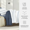 thumbnail image 5 of Noble Linens 8 Piece Dorm Bedding Bundle, Comforter & Sheet Set, Pillows, Laundry Bag, 5 of 8