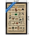 thumbnail image 3 of Seinfeld - Abcs Wall Poster, 14.725" x 22.375", Framed, 3 of 3