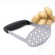thumbnail image 5 of Injueey Triturador de patatas, triturador de patatas con mango ergonómico, triturador de patatas de acero inoxidable para casa, apartamento, restaurante Suministros de limpieza para el hogar Injueey HA021092-00, 5 of 6