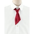thumbnail image 5 of Bufanda flaca para mujer Color sólido liso Bufandas largas puras Pañuelo para el cuello Vino rojo 90*5cm/35.43*1.97 inches(L*W), 5 of 5