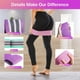 thumbnail image 4 of Banda de resistencia de tela para mujeres piernas y glúteos – Bandas de ejercicio de alta elasticidad Banda de fitness de tela Bandas de entrenamiento pesado para glúteos de ejercicio, bandas de, 4 of 5